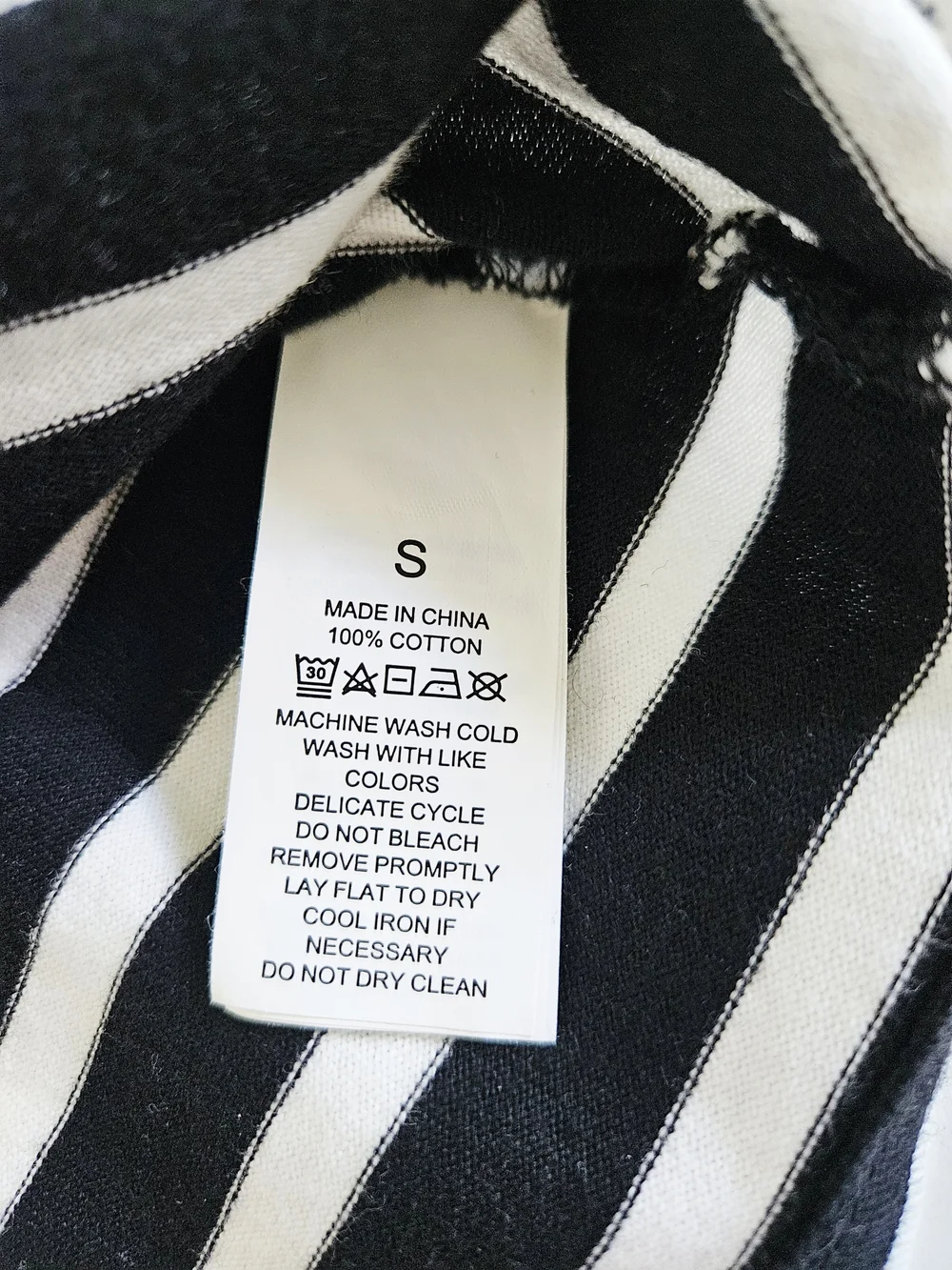kate spade Black and White Striped Puff Sleeve Mini Dress